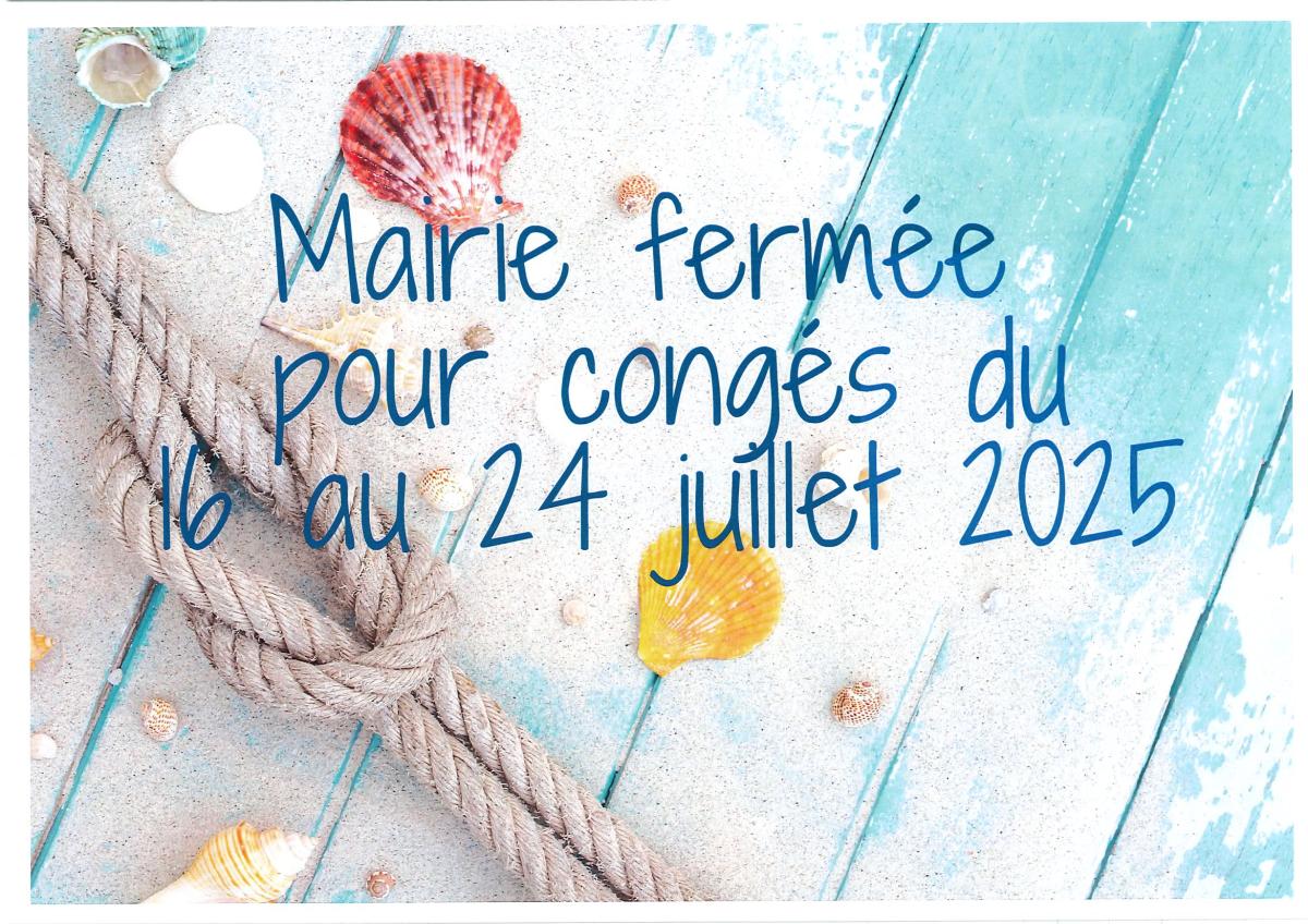 congés juillet